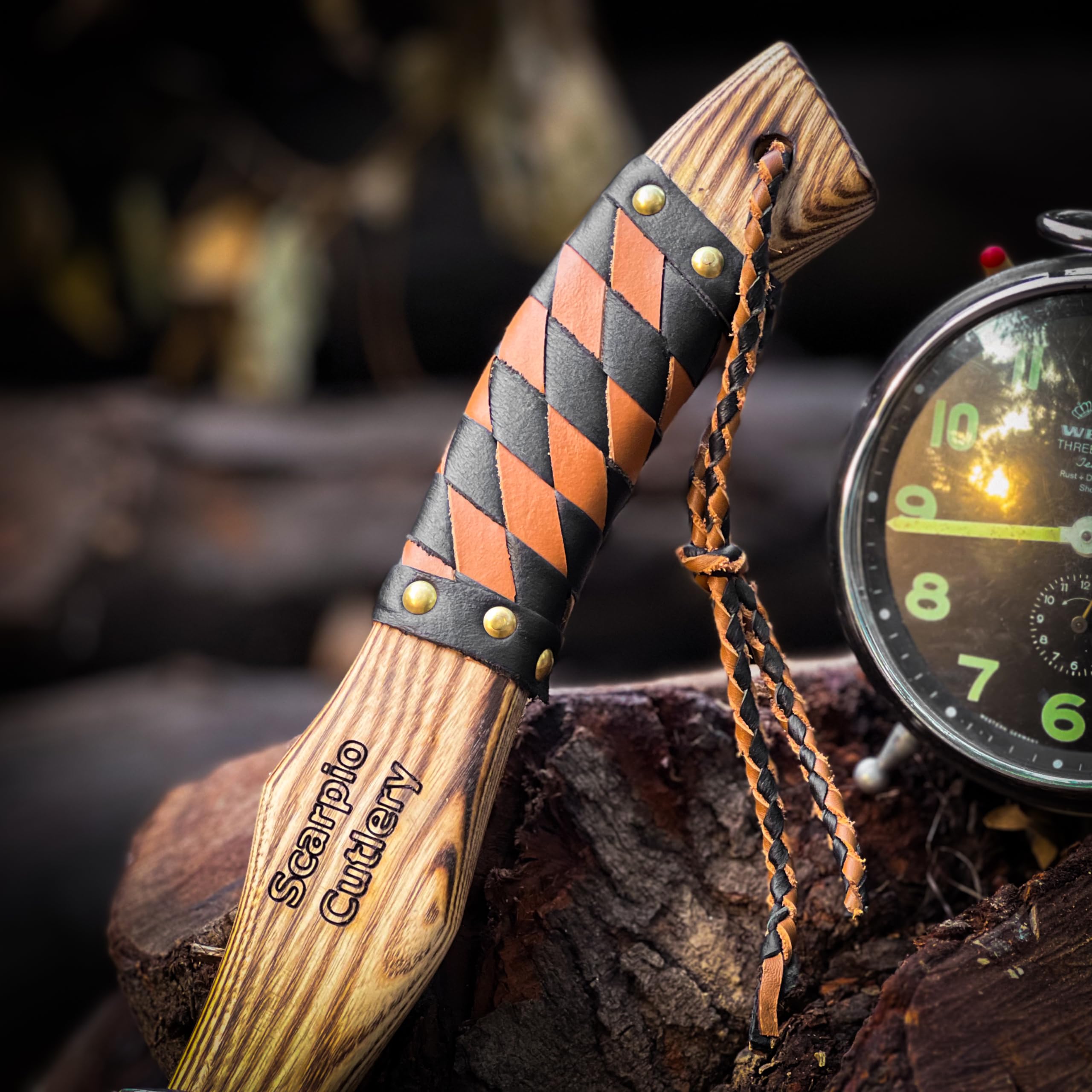 Scarpio Cutlery | Custom Handmade Carbon Steel Viking Axe